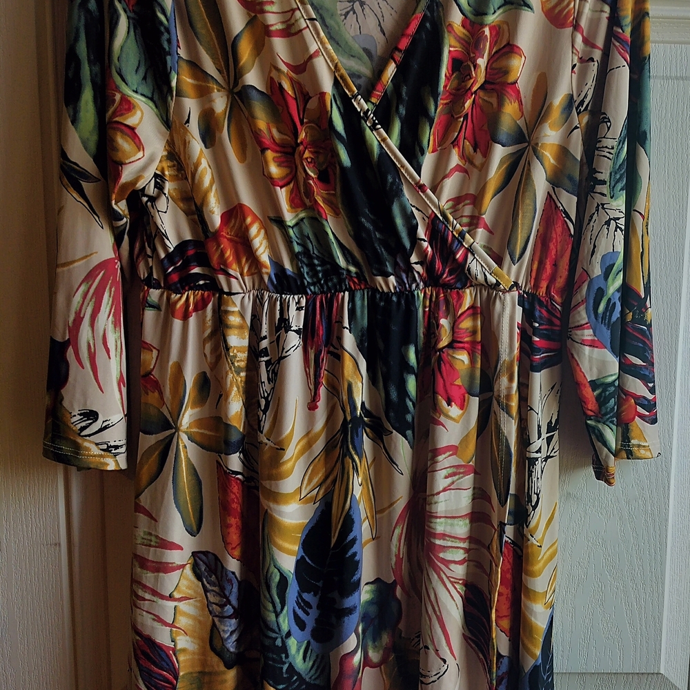 Floral Wrap Dress